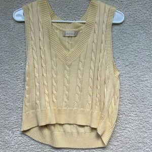 Altar’d Stare Yellow Sweater Vest